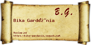Bika Gardénia névjegykártya